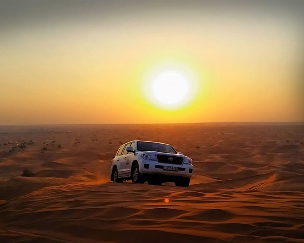 Desert safari in Dubai desert