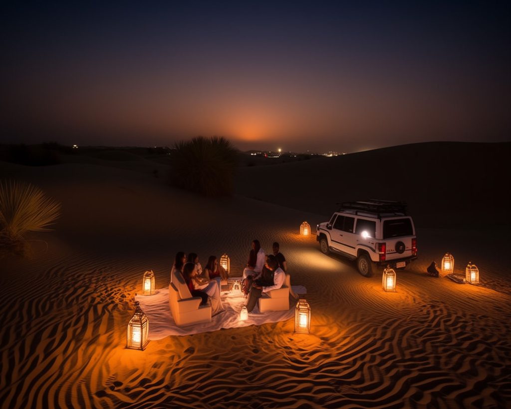 Desert safari with bbq dinner