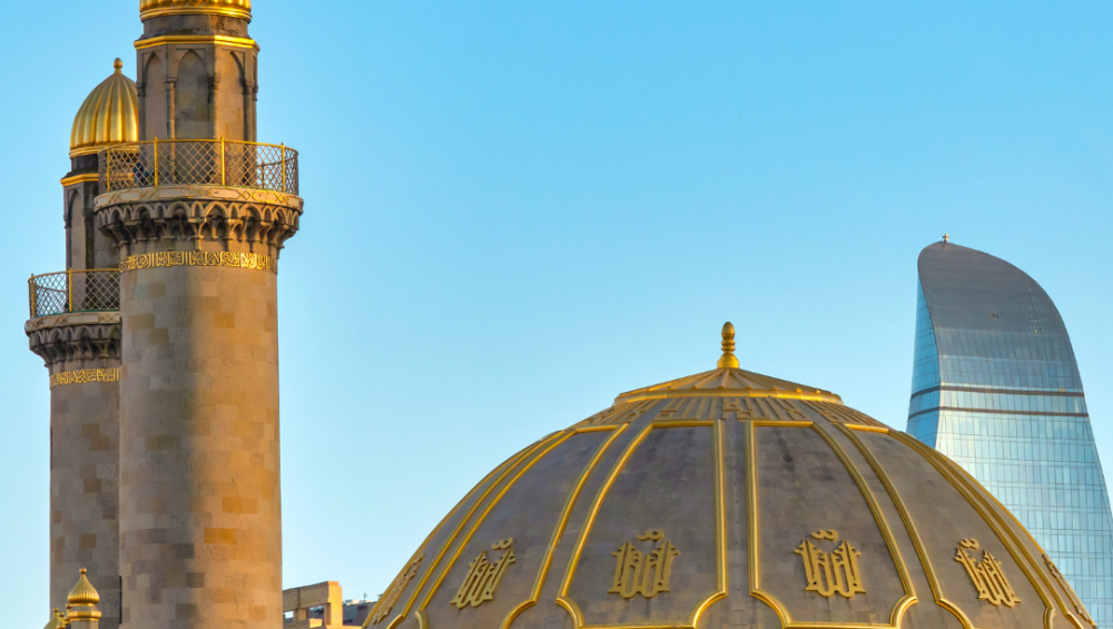 Azerbaijan Mosque view