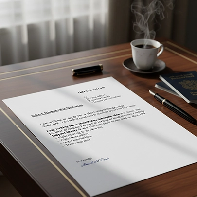 Cover Letter Format for Schengen Visa Applications